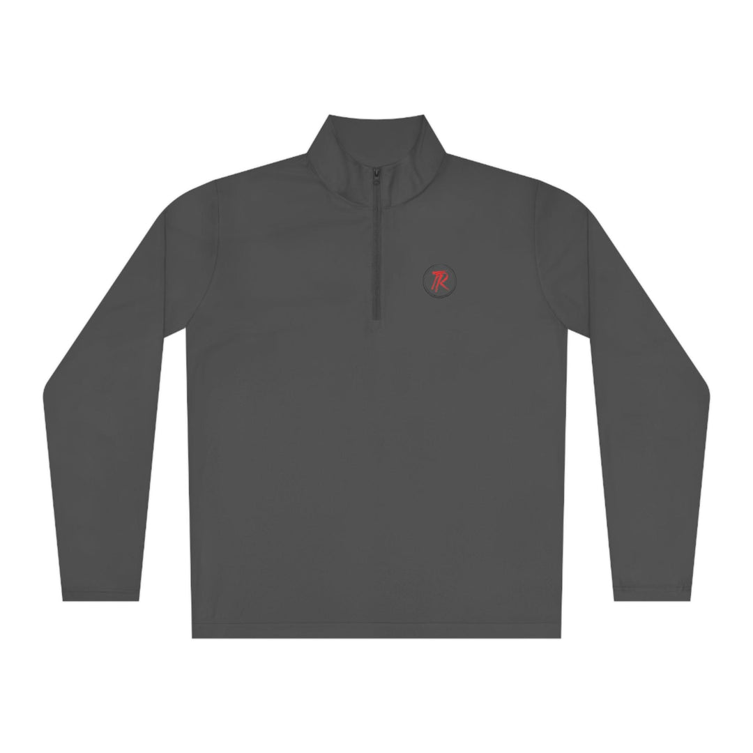 TR Red Quarter-Zip Pullover - Therapeutic Recreationz