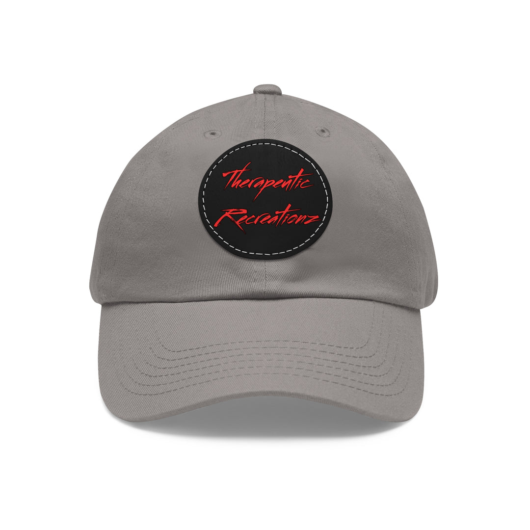 Therapeutic Recreationz Red Hat with Leather Patch