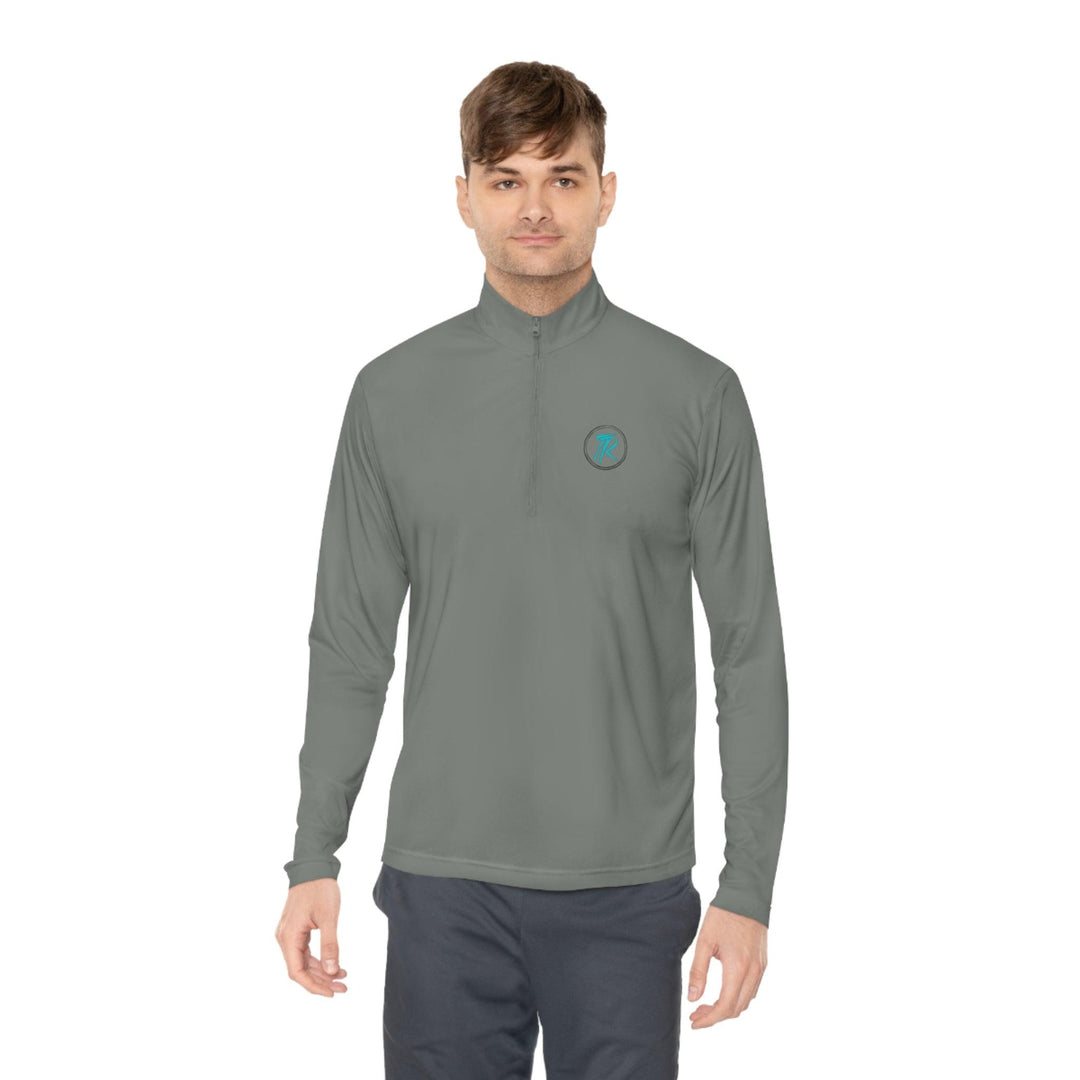 TR Teal Quarter-Zip Pullover - Therapeutic Recreationz