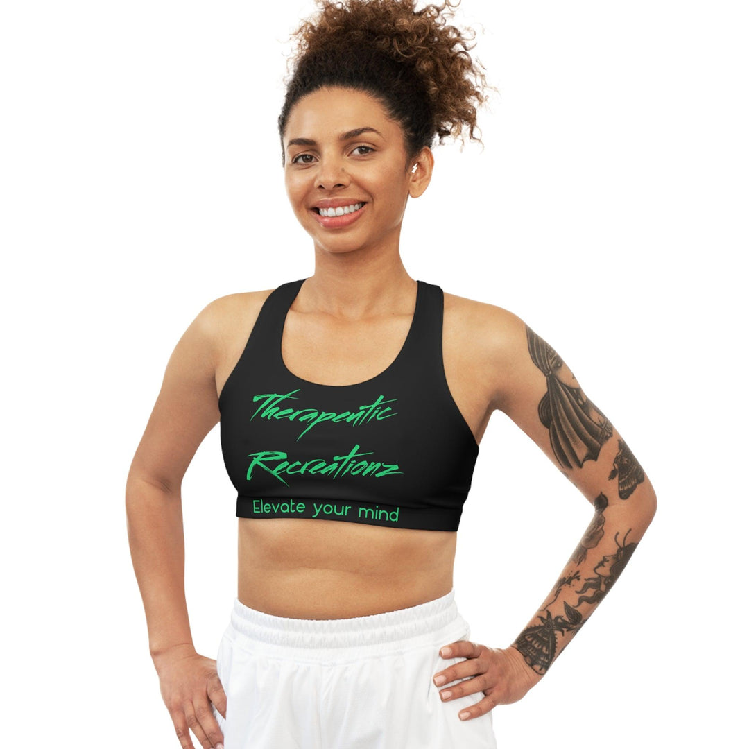 Therapeutic Electric Green Seamless Sports Bra - Therapeutic Recreationz