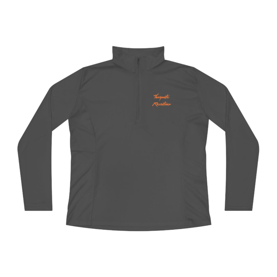 Ladies Therapeutic Recz Quarter-Zip Pullover - Therapeutic Recreationz