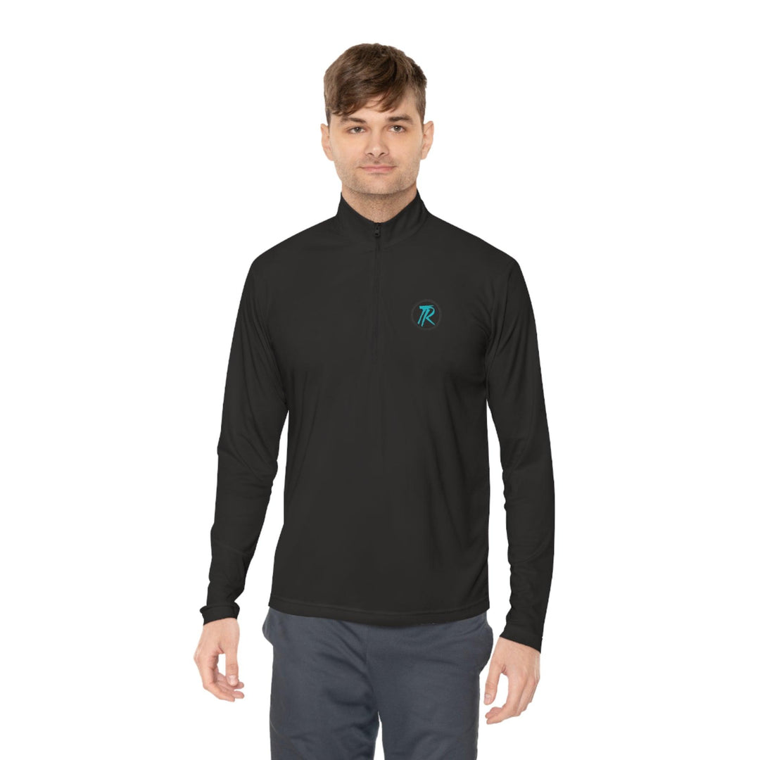 TR Teal Quarter-Zip Pullover - Therapeutic Recreationz