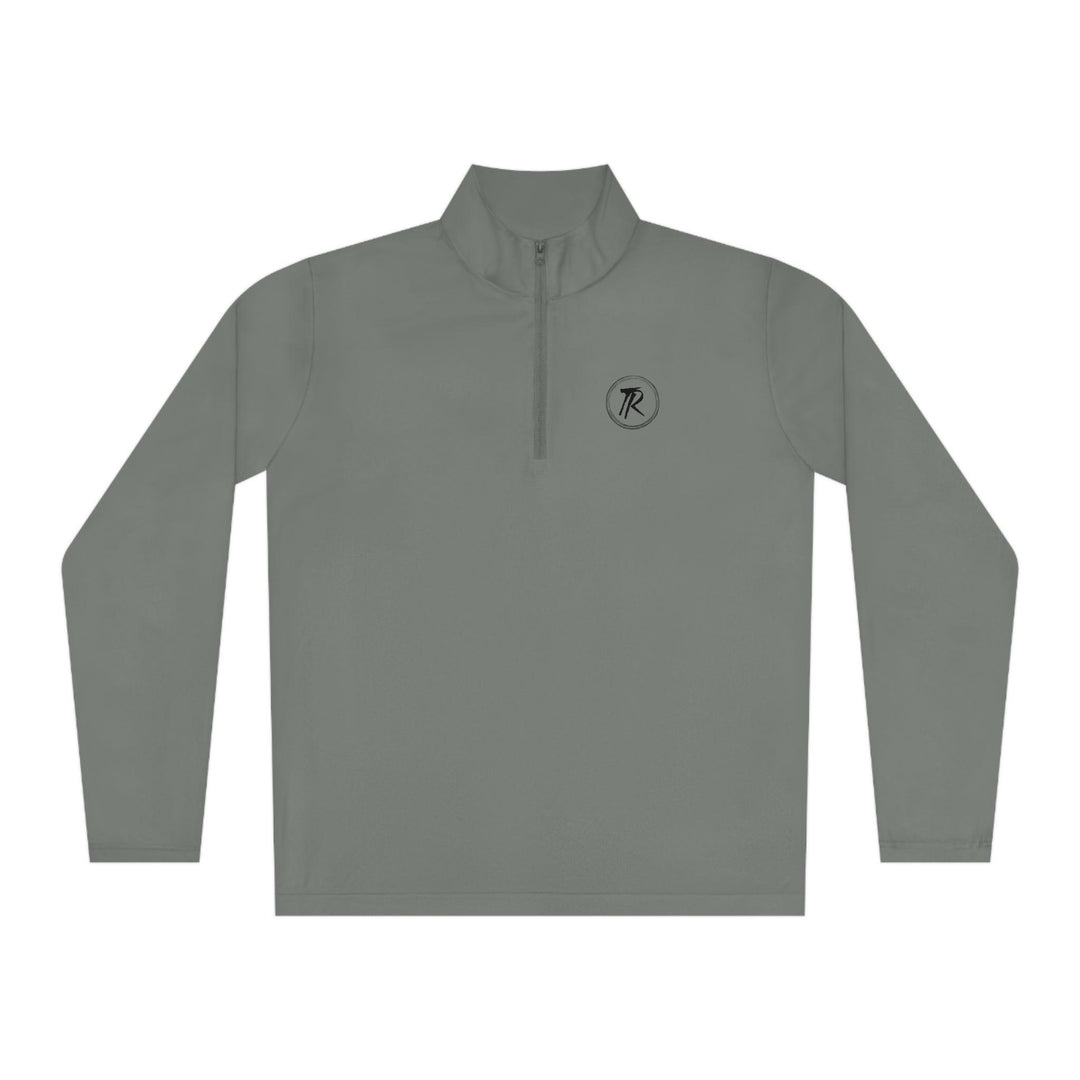 TR Black Quarter-Zip Pullover - Therapeutic Recreationz