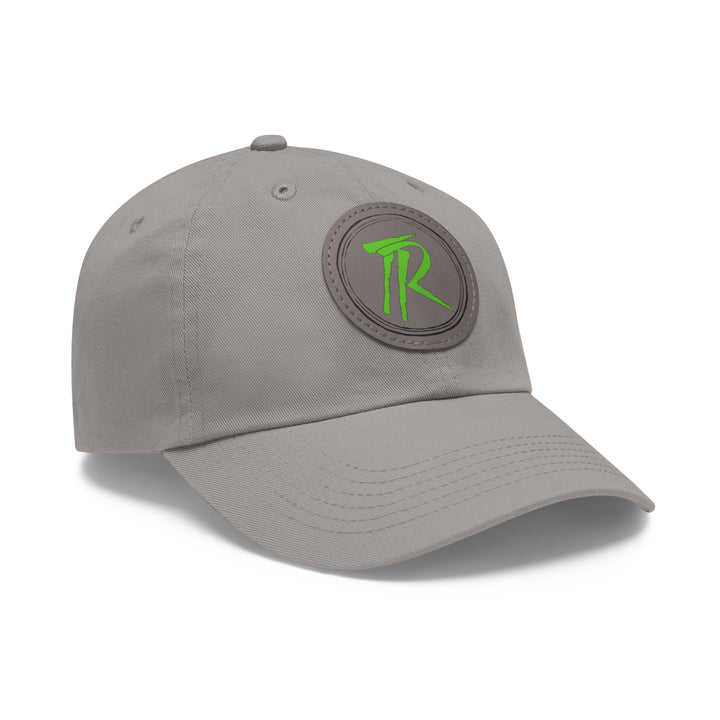 TR Green Hat with Leather Patch