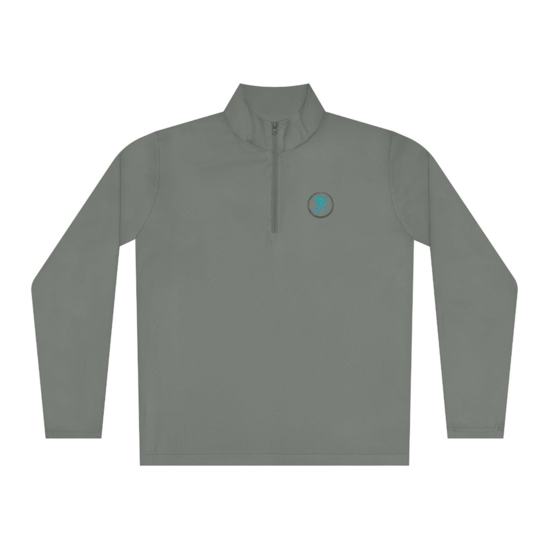 TR Teal Quarter-Zip Pullover - Therapeutic Recreationz