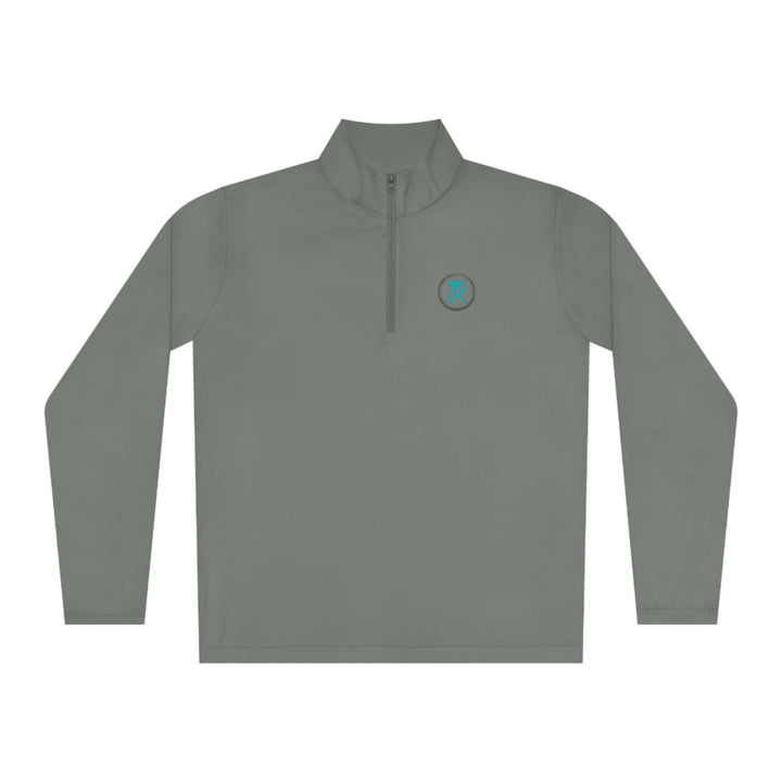 TR Teal Quarter-Zip Pullover - Therapeutic Recreationz