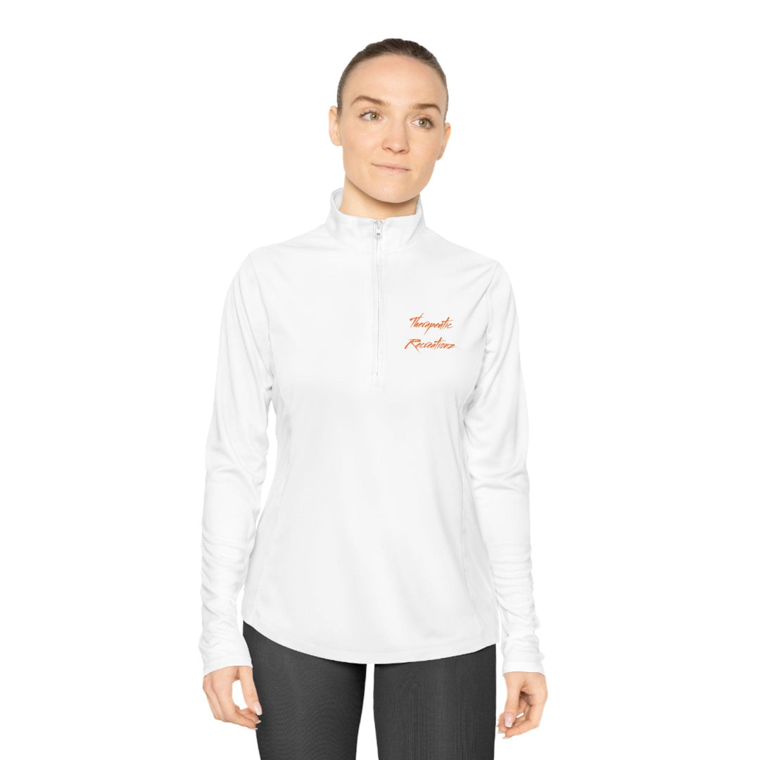 Ladies Therapeutic Recz Quarter-Zip Pullover - Therapeutic Recreationz