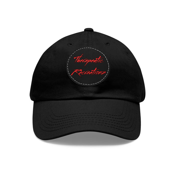 Therapeutic Recreationz Red Hat with Leather Patch