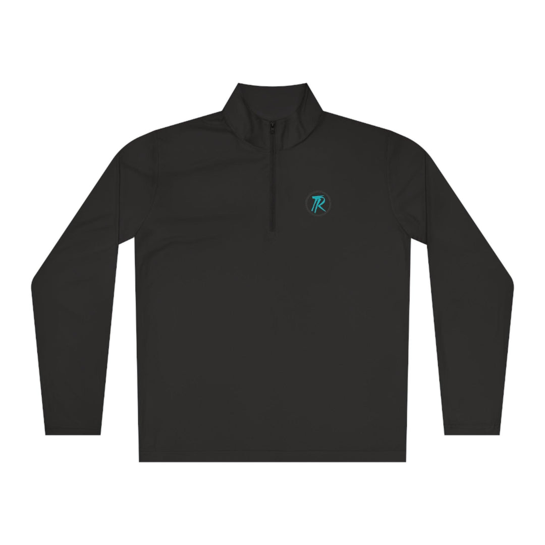 TR Teal Quarter-Zip Pullover - Therapeutic Recreationz