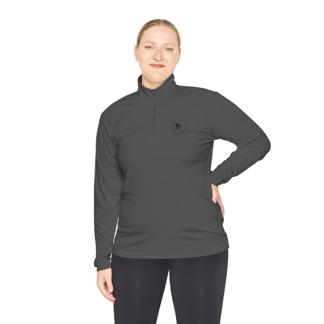 TR Black Quarter-Zip Pullover - Therapeutic Recreationz