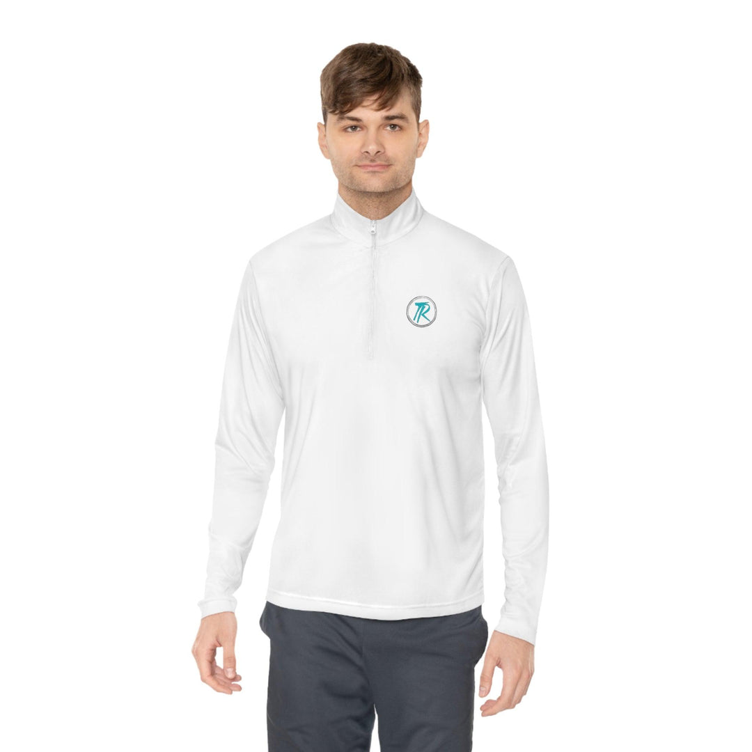 TR Teal Quarter-Zip Pullover - Therapeutic Recreationz