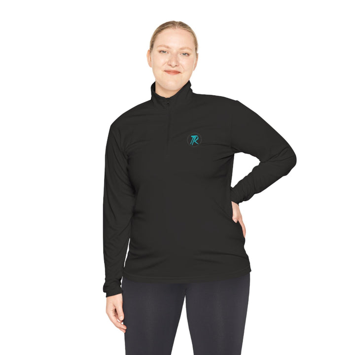 TR Teal Quarter-Zip Pullover - Therapeutic Recreationz