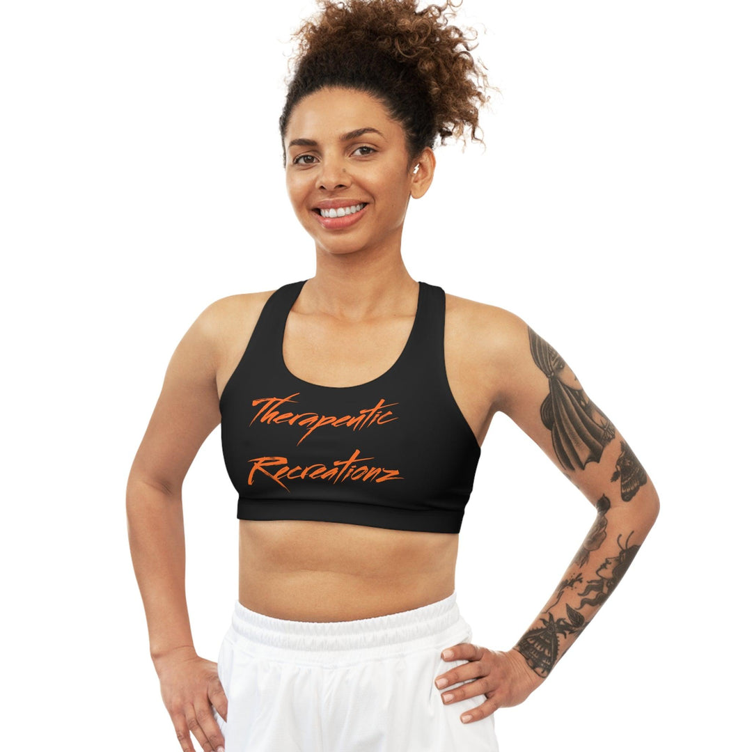 Therapeutic Orange Seamless Sports Bra - Therapeutic Recreationz